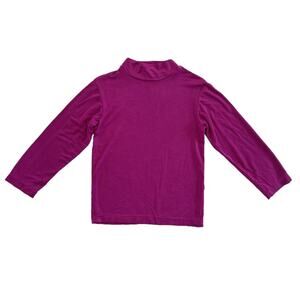 Kickee Pants Plum Bamboo Long Sleeve Mock Neck Top Size 5